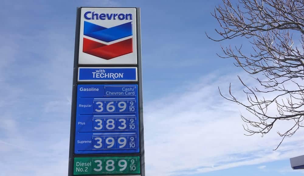 A Chevrolet gas station displaying the Chevrolet sign, serving the industry with competitive gas prices.