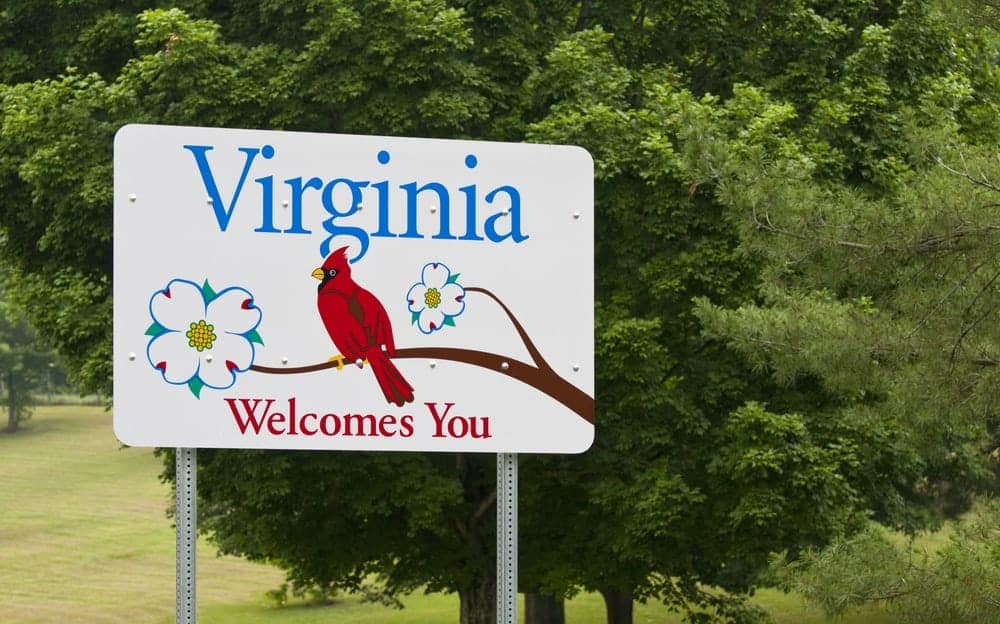 Virginia Campground Association welcomes you to their Fall/Winter Meeting sign.