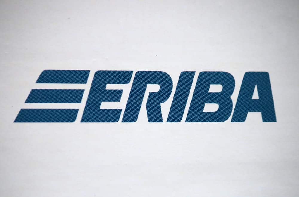 Eriba logo showcased on a simple white background.