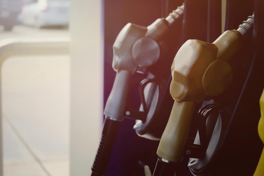 Fuel pumps at a gas station in Texas - stock videos & royalty-free footage.
