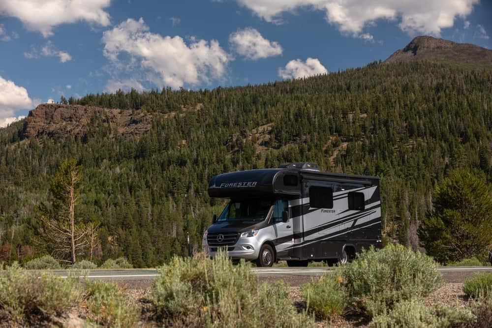 An RVRA survey indicates an increase in the RV rental market, with more and more people opting for a recreational vehicle experience. Picture this: an RV driving down a road framed by majestic mountains in the