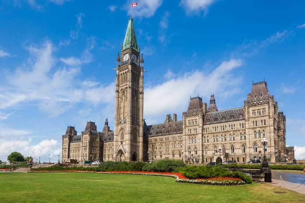 The RVDA members gathered at the parliament building in Ottawa, Canada to meet with legislators and discuss important issues related to the CCRVC industry.