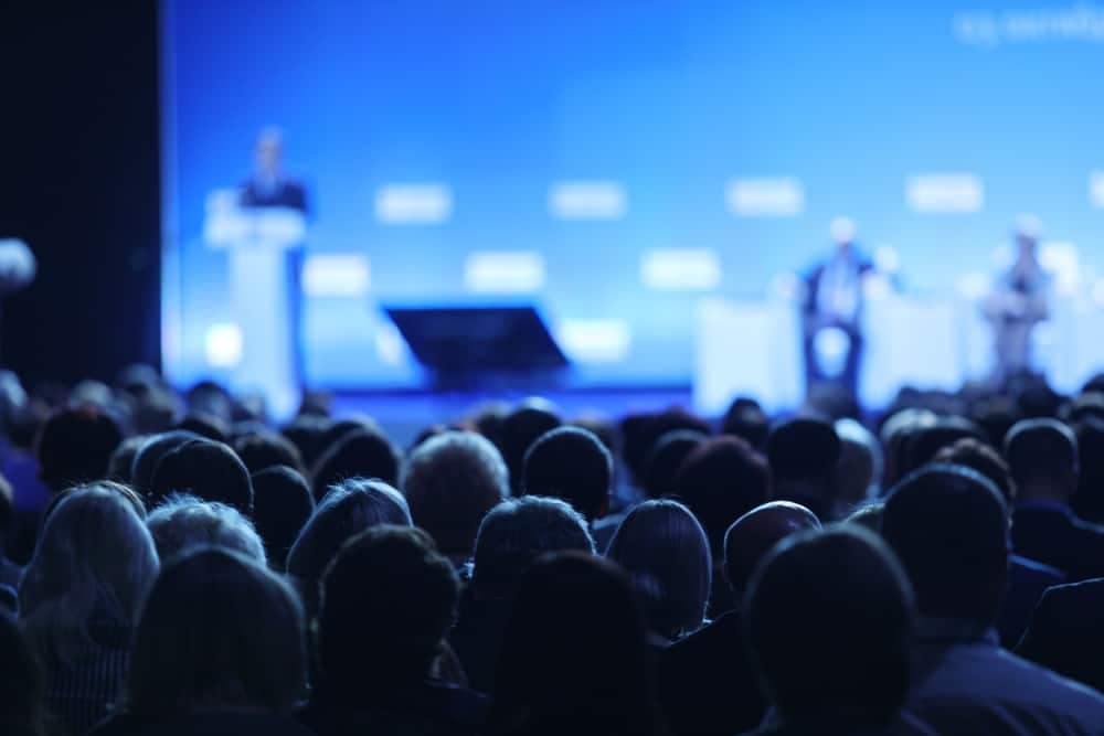 Attendees at an RVWA Education Symposium conference - conference stock videos & royalty-free footage.