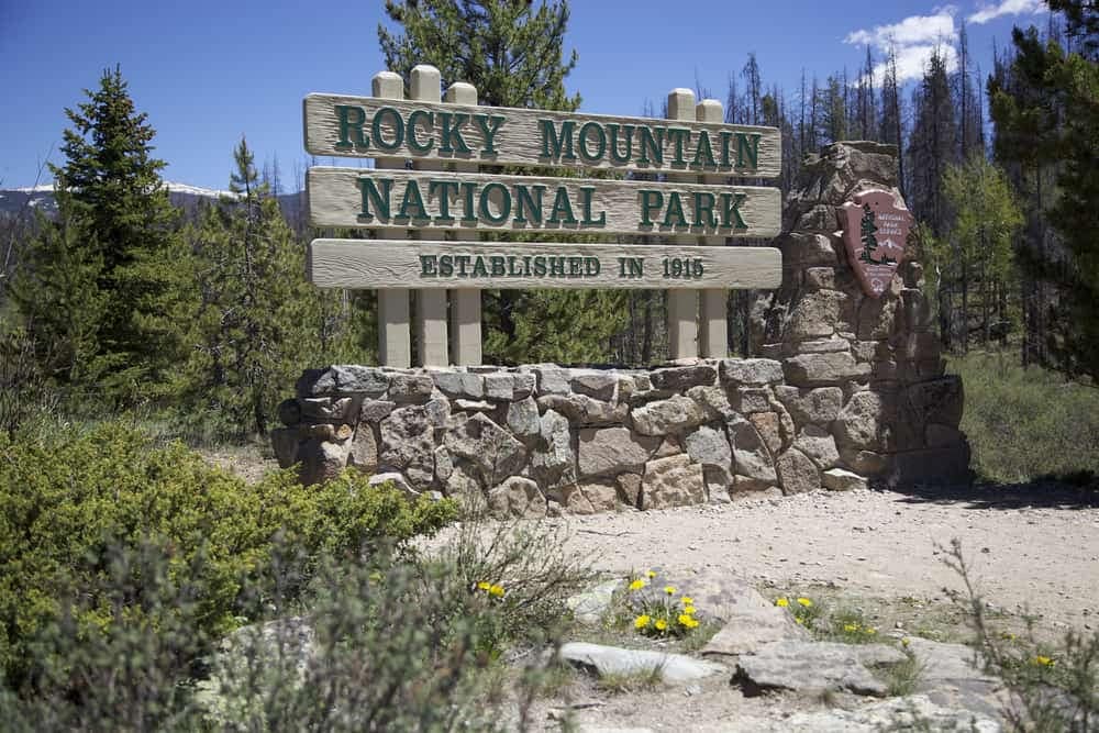 The entrance to Chaos Canyon at Rocky Mountain National Park.