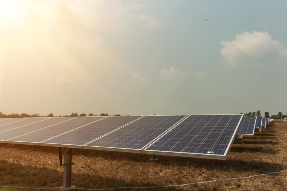Solar panels in the field of Kejimkujik National Park, efficiently harnessing sunlight to reduce Power Costs through a sustainable Solar Installation.