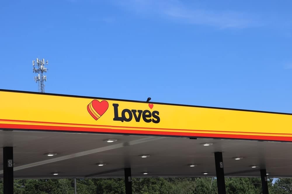 A Love's Travel Plaza in Colorado featuring an RV Park.