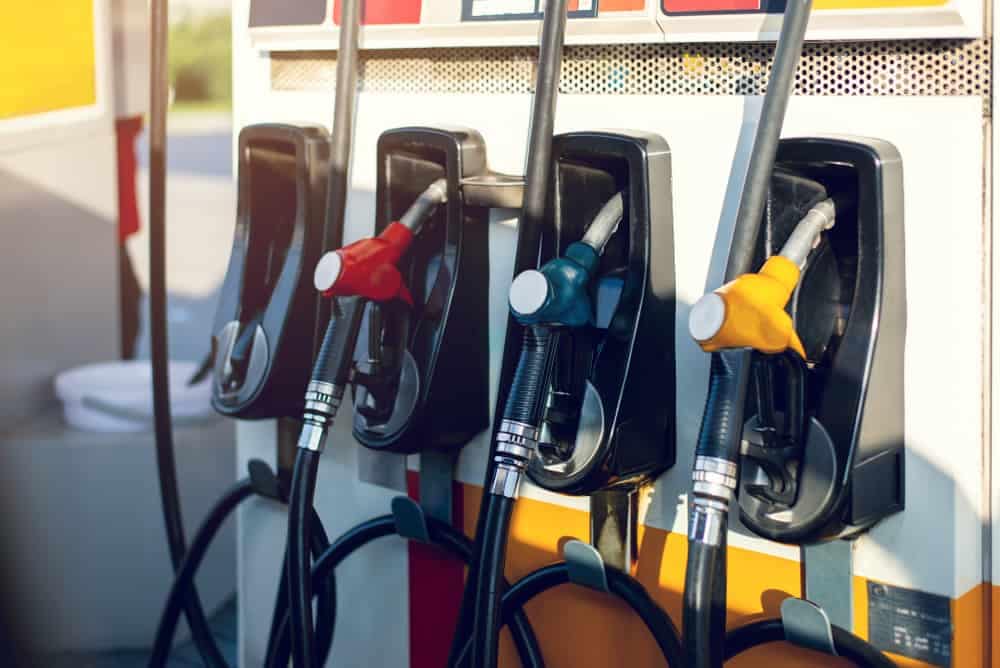 Fuel pumps at a gas station provide efficient and reliable fuel dispensing services, allowing customers to conveniently refuel their vehicles with the desired amount of gasoline per gallon, regardless of fluctuating gas prices.