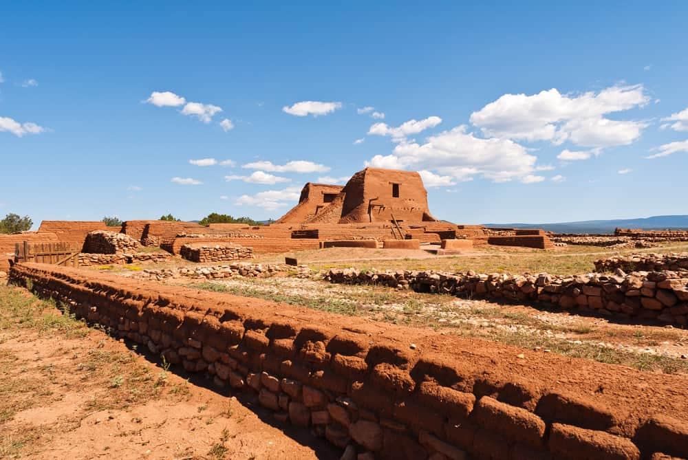 The ruins of Santa Fe, New Mexico have a long history, dating back many years. Located near the picturesque Pecos National Historical Park, these ruins offer a fascinating glimpse into the past. Emb