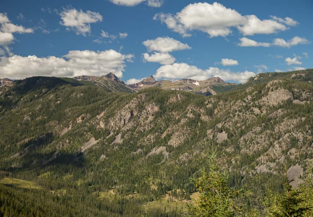 Clouds in the sky over Montana.