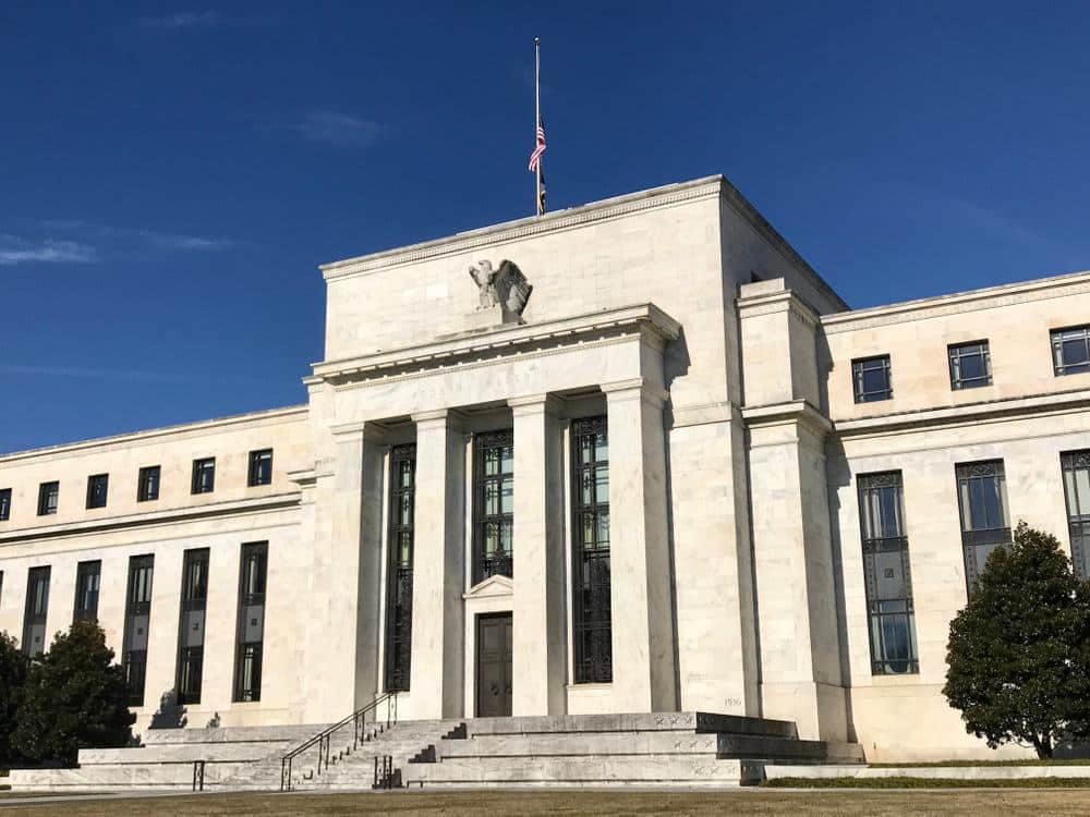 The U.S. Federal Reserve building in Washington, D.C. has been a focal point this month as Fed Chair Powell considers whether or not to implement a rate hike.