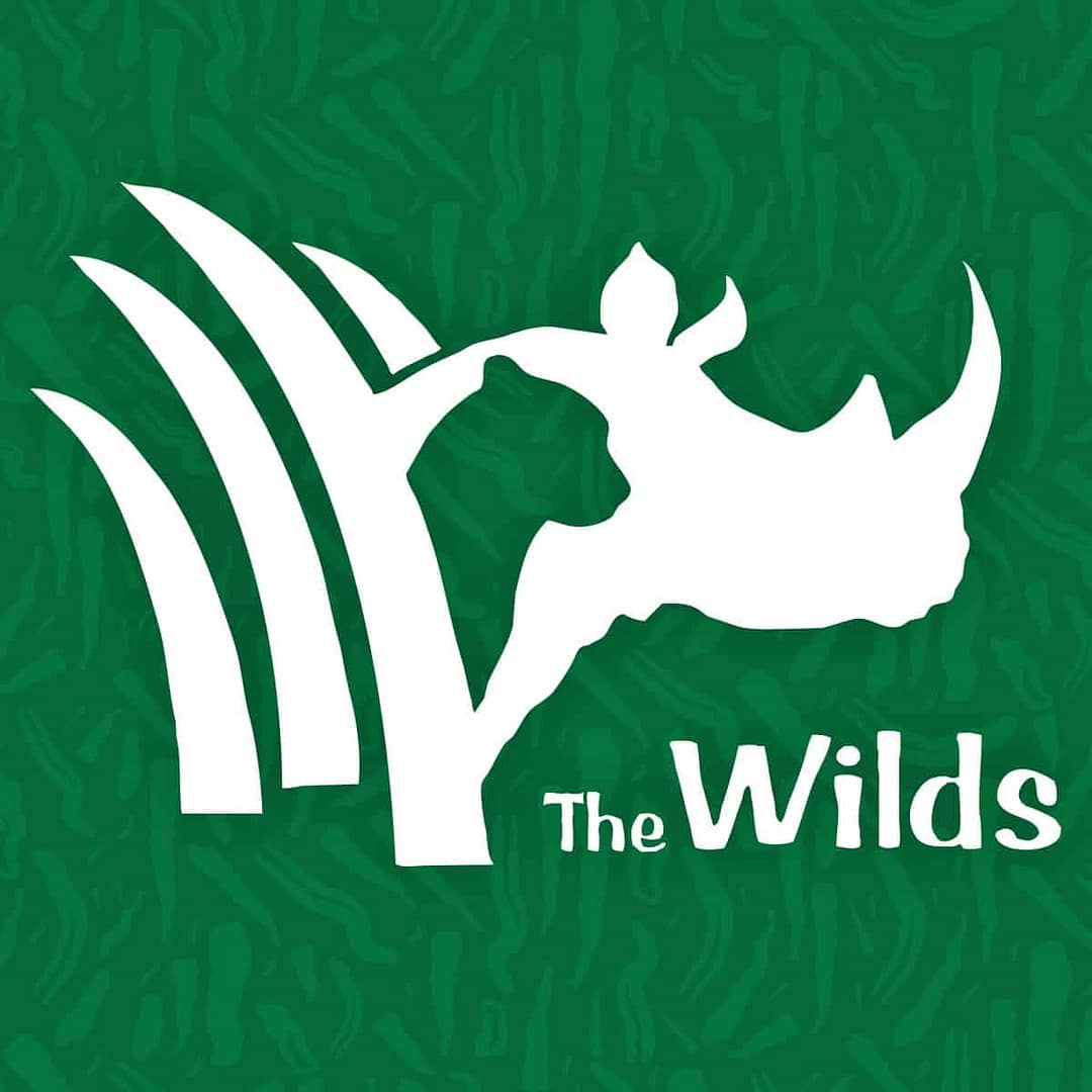 The Wilds logo displayed on a green background.