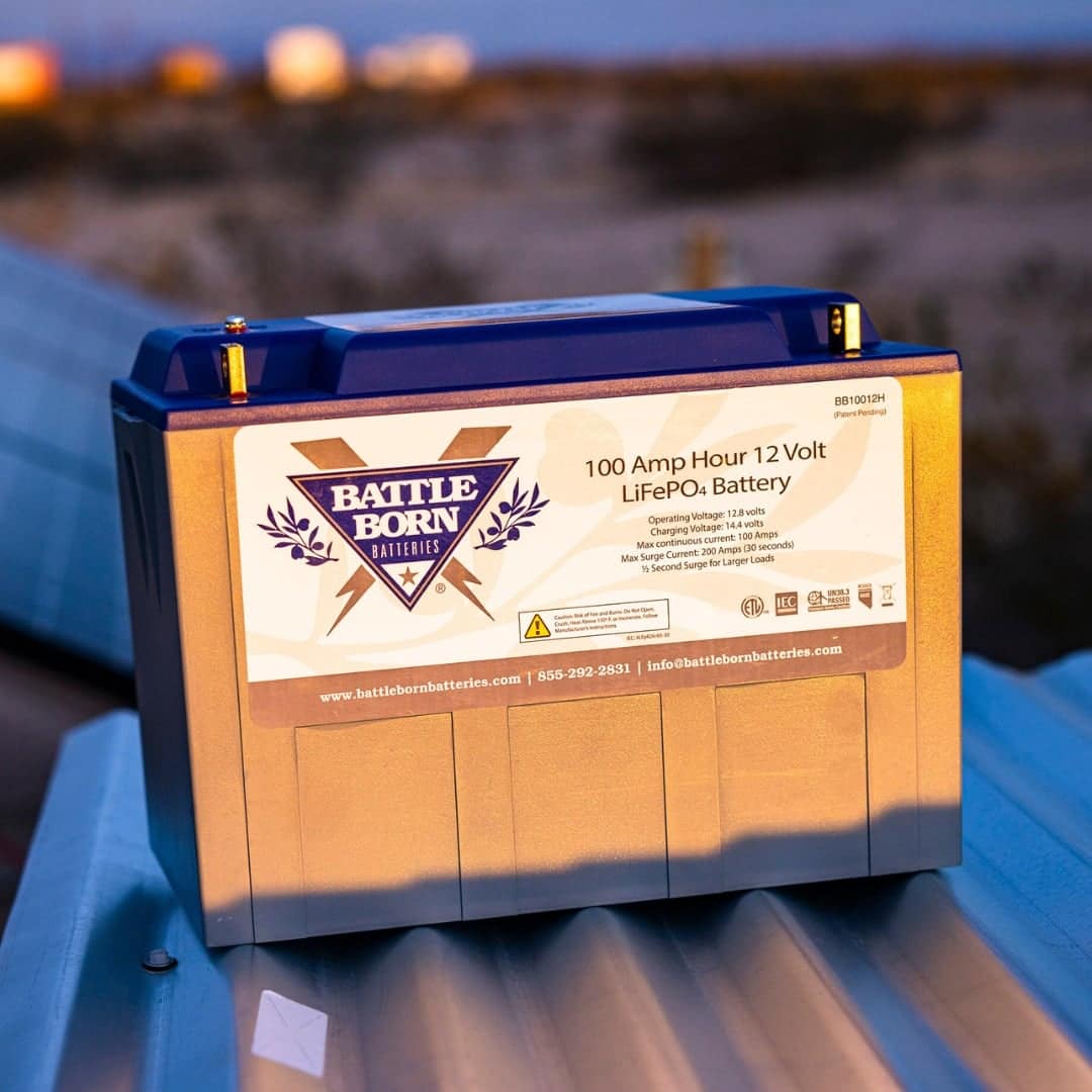Dragonfly Energy expands its operations with the production of a solar battery sitting on top of a metal roof.