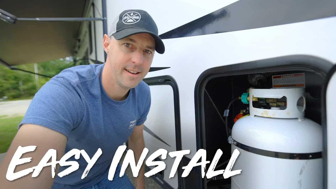 Learn how to safely install a propane tank in your RV and avoid potential leaks.