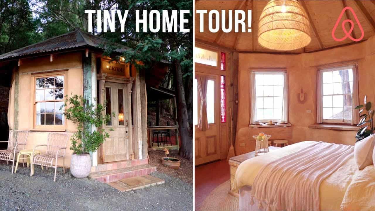 Take a virtual tour of an Airbnb in Australia that has been wish listed for its unique tiny home design.