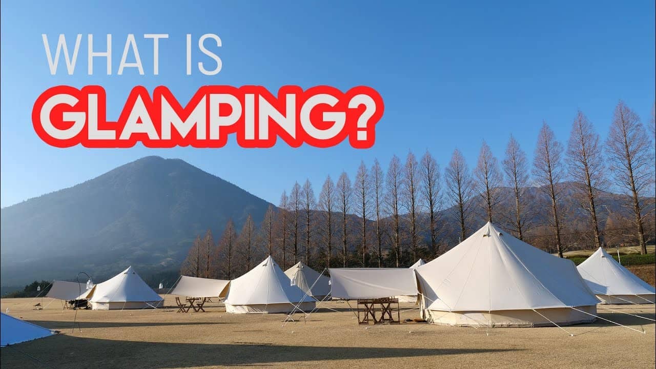 What is glamping in Japan?