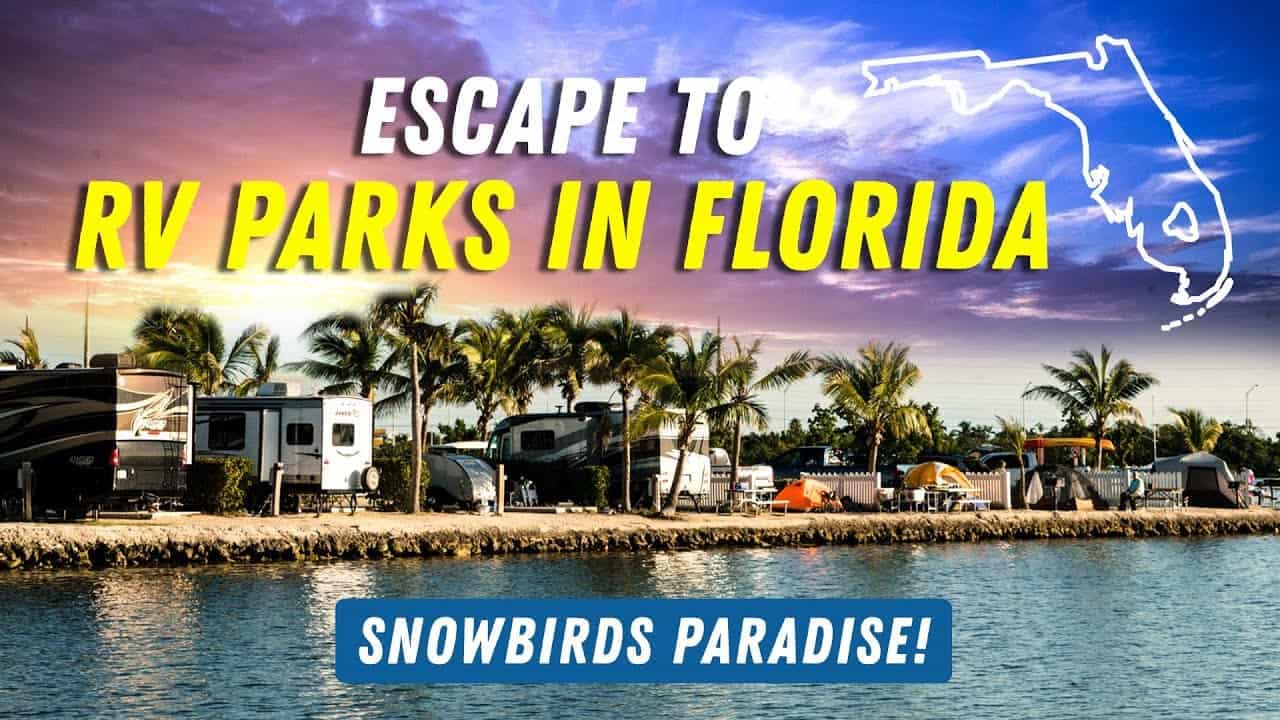 Escape to RV parks in Florida, a snowbird's paradise.