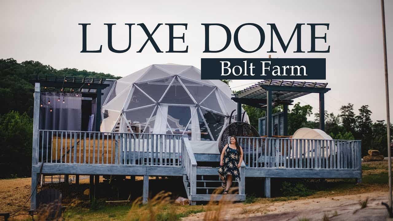Welcome to the Luxe Dome at Bolt Farm, an exquisite and dog-friendly retreat.