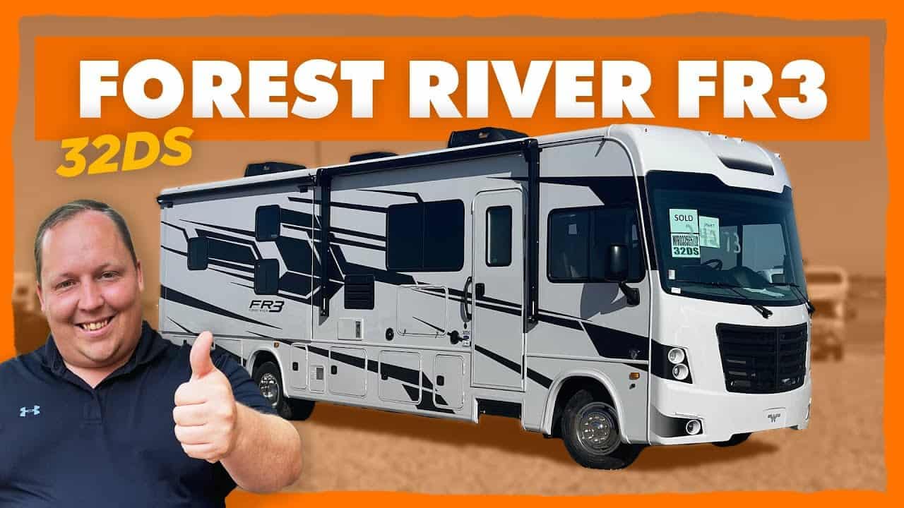 The Rv forest river fr3 3ds is a Class A motorhome perfect for beginners looking for a starter RV. It features comfortable bunks for additional sleeping space.