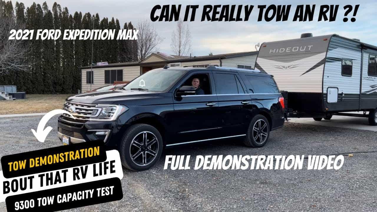 2020 Ford Expedition Max Tow Demonstration - can you really tow a RV?