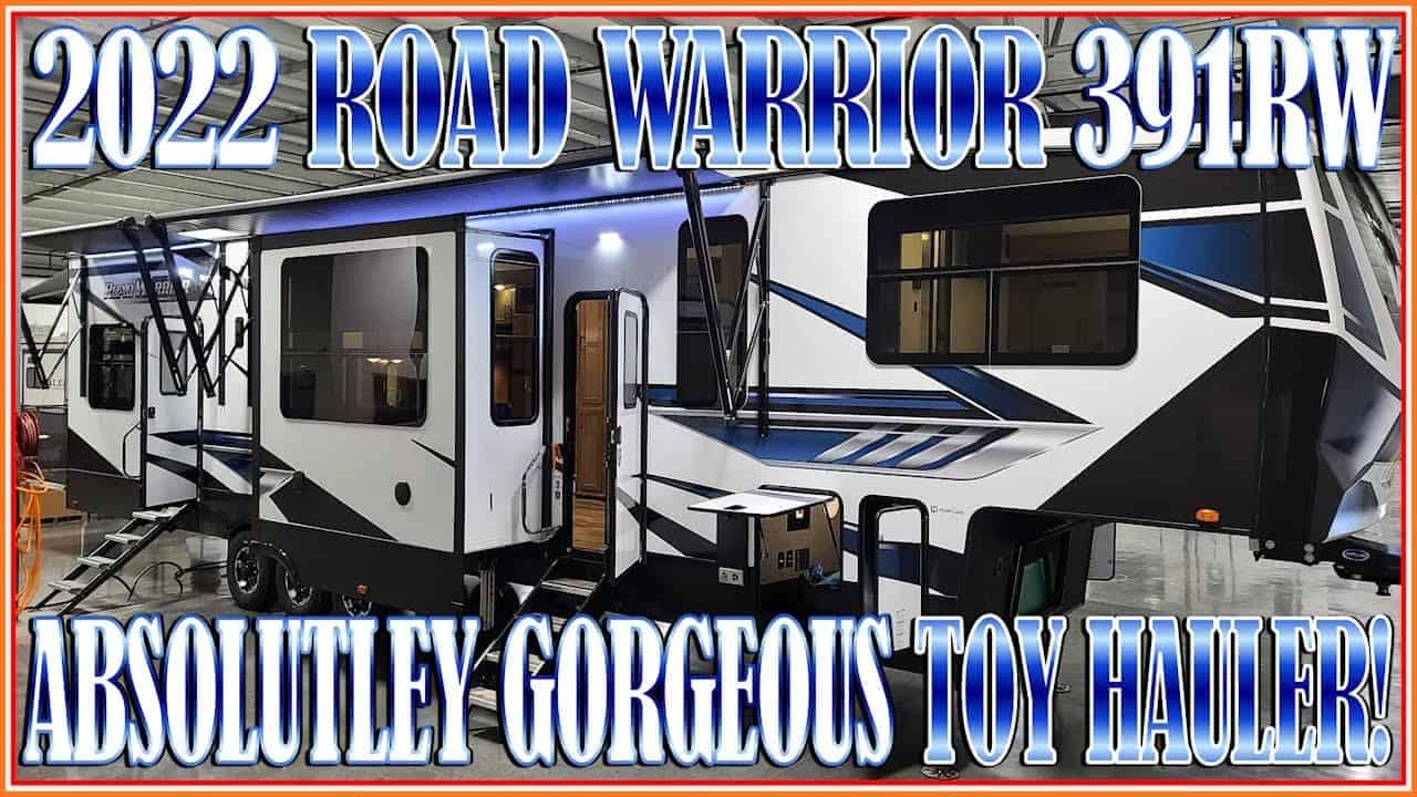 2021 Road Warrior 3RR, absolutely gorgeous Tony Huller RV, Toy Hauler.