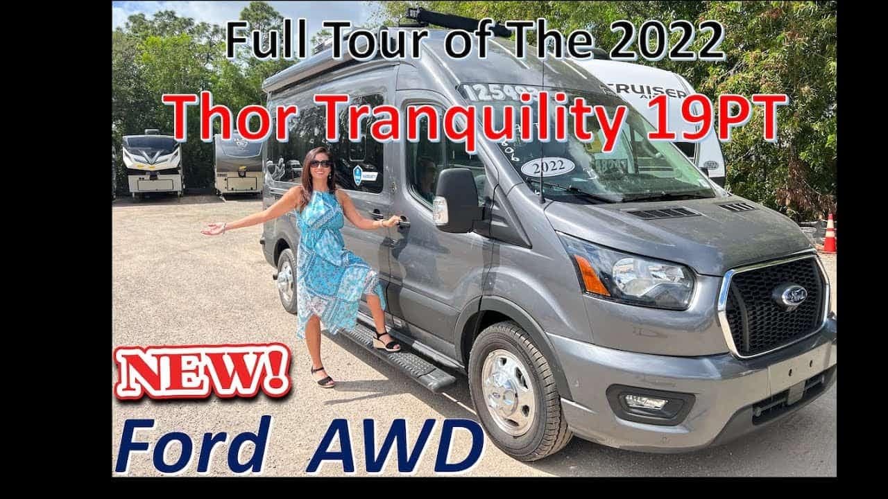Get a complete RV tour of the brand-new 2022 Thor Tranquility 19PT.