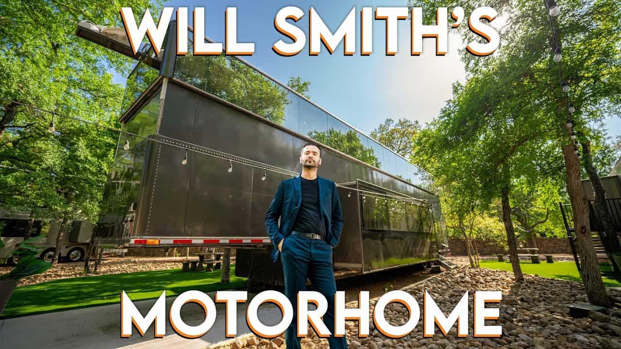 Join Will Smith on an enchanting RV tour of his luxurious two-story motorhome.