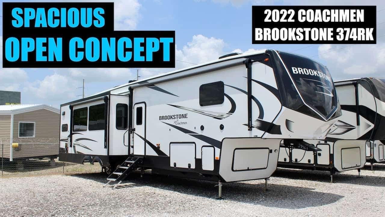 2020 Brookstone RV featuring a large kitchen.