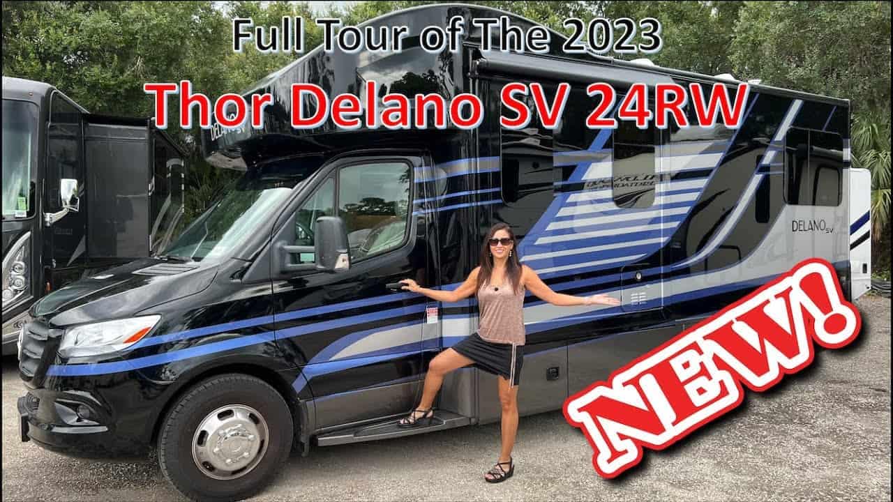 Take a comprehensive RV tour of the 2023 Thor Delano SV 24RW.