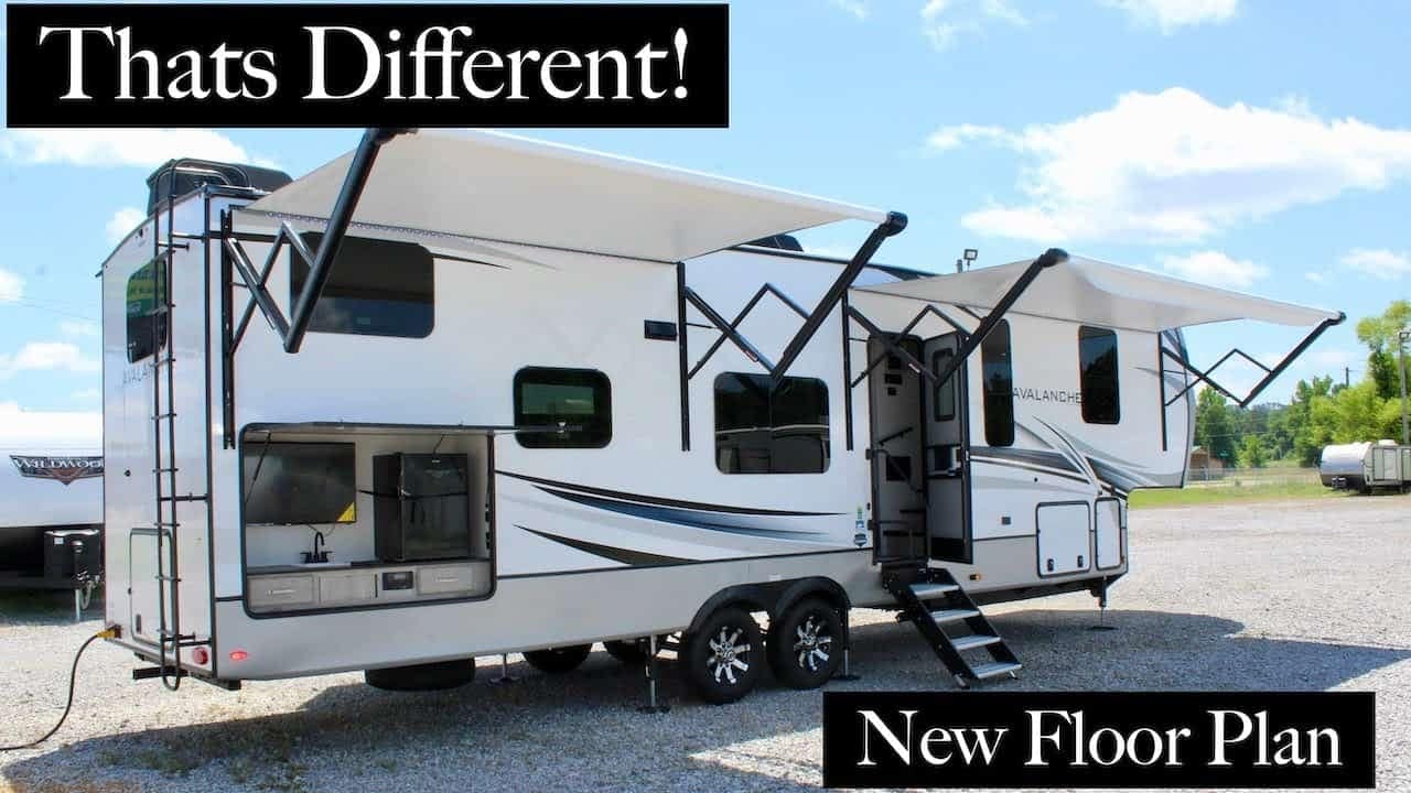 Introducing the all-new 2022 Keystone Avalanche RV with an exciting, differentiated floor plan - the 352BH.