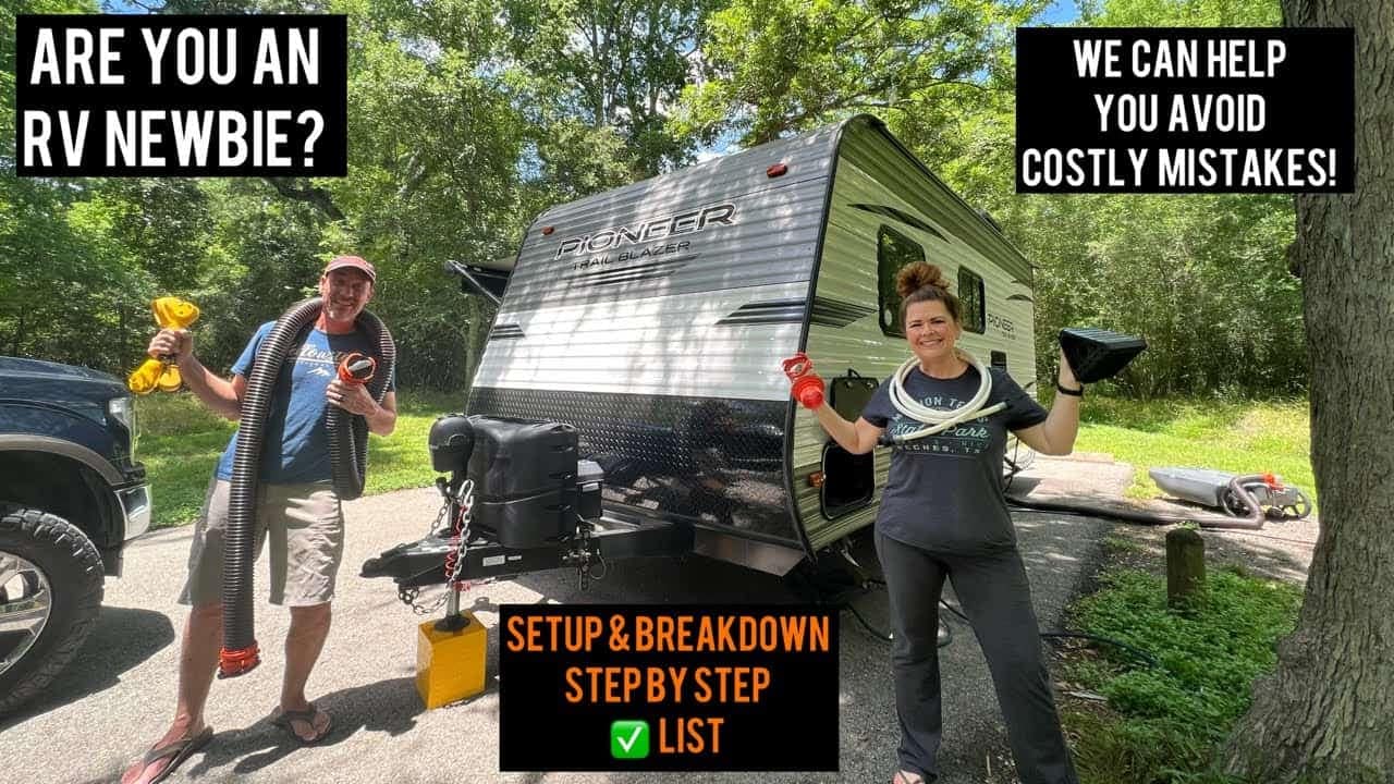Are you an RV newbie looking to learn about campsite setup and breakdown?