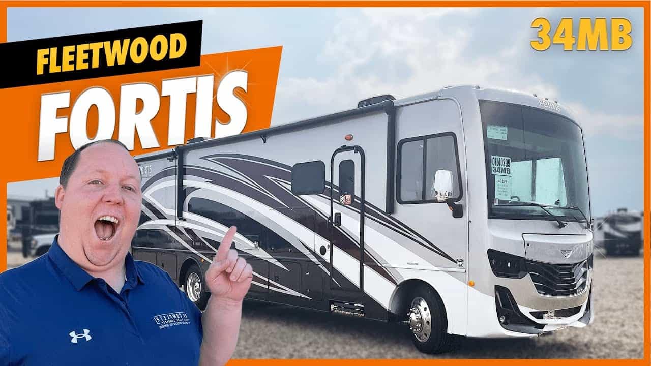 A Gas Motorhome brand, the 2022 Fleetwood Fortis, designed specifically for Full-Time RVing.