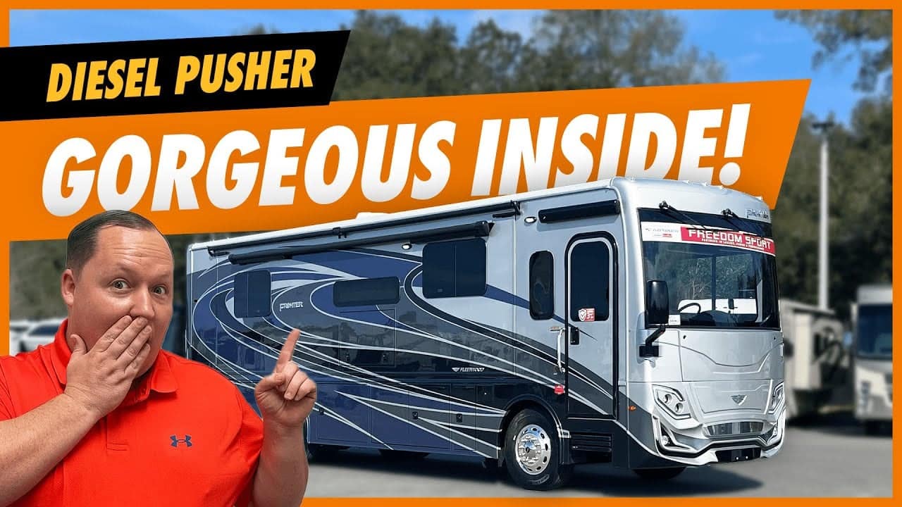 The Ultimate Road Adventure - a gorgeous Fleetwood RV with diesel pusher power and stunning interior.