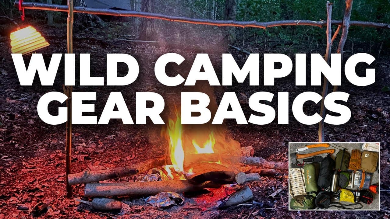 Wild camping gear basics for summer: expert recommendations.