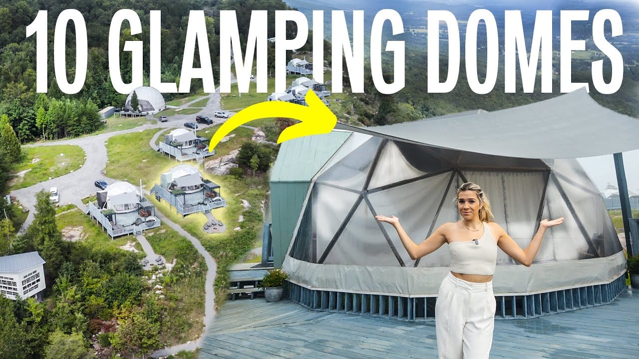 Experience the ultimate luxury glamping in one of the 10 breathtaking domes scattered across the globe.