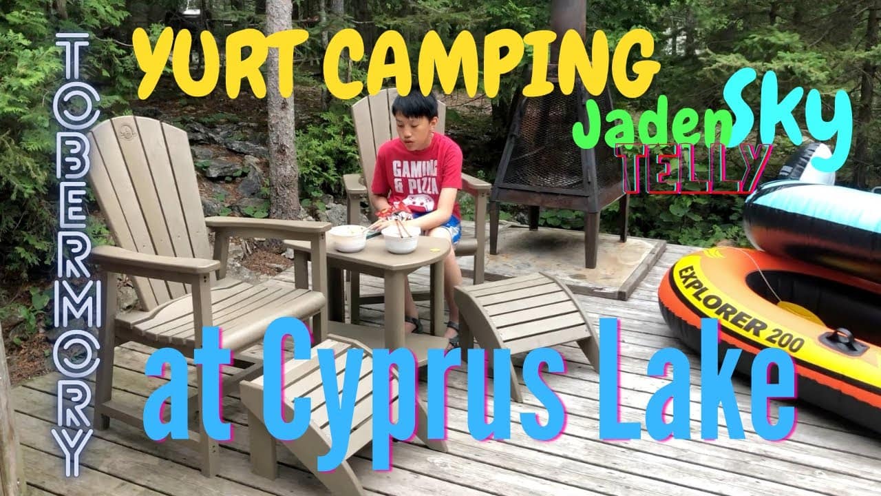 Yurt Camping under a jade sky at Cyprus Lake: Outdoor Adventures await.
