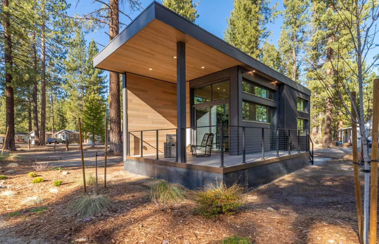 An Adventure Cabin in the Truckee Tahoe woods.