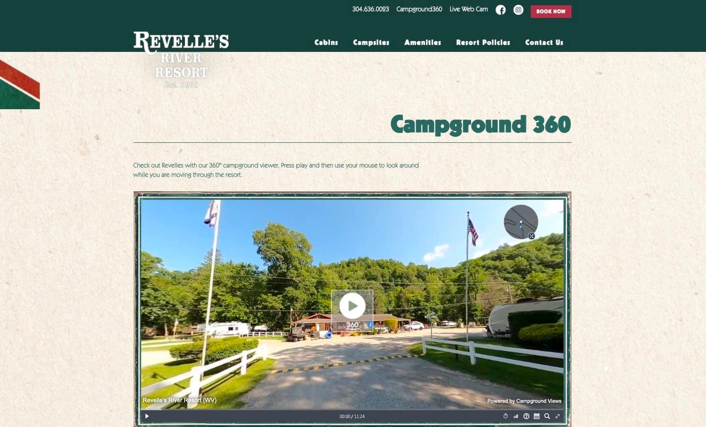 Experience a virtual tour of Reilly's Campground 360, the ultimate destination for outdoor enthusiasts. Get ready to explore Revelle's River Resort in stunning detail and immerse yourself in the