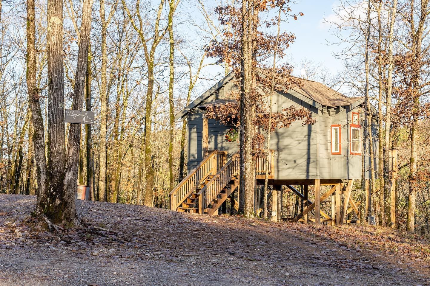 Starlight Haven, an enchanting tree house nestled in the woods of Arkansas, is undergoing an exciting expansion project.