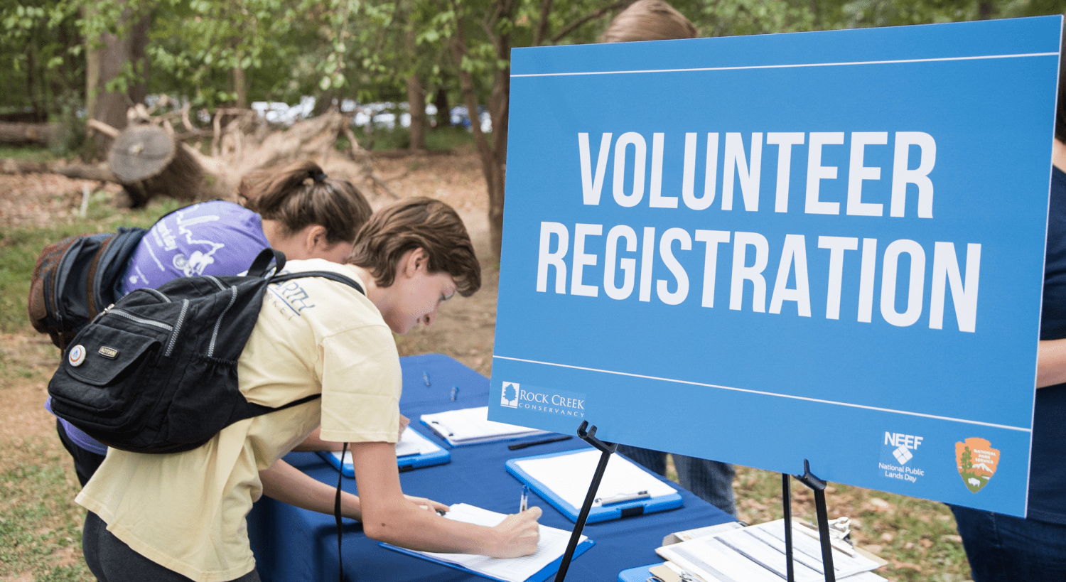 Volunteers Gathering for National Public Lands Day