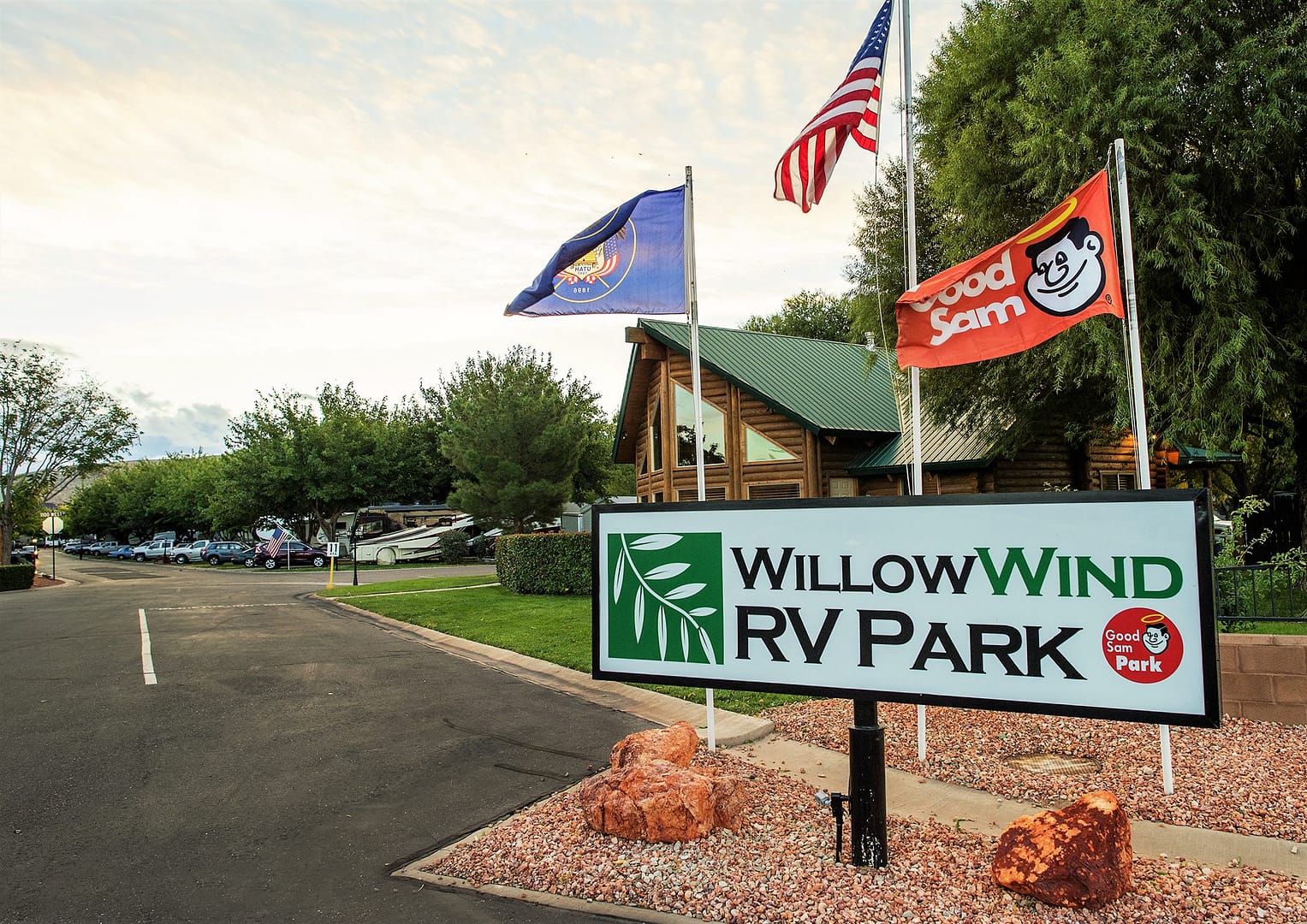 Willow Wind RV Park: Utah Escape Campground Views.