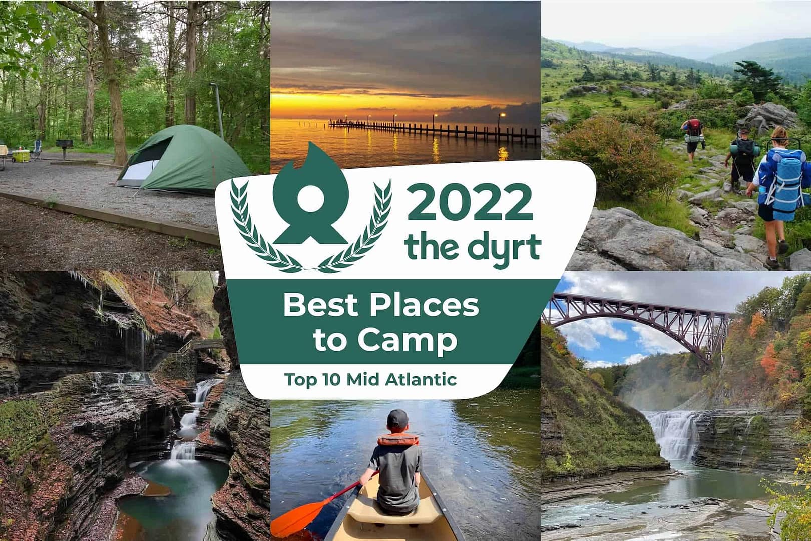 The Dyrt announces the 2022 Best Places to Camp.