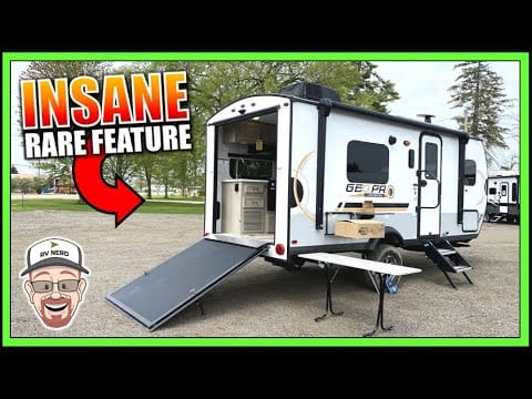 An RV with insane features, the Rockwood Geo Pro by Forest River guarantees an exceptional tour experience.