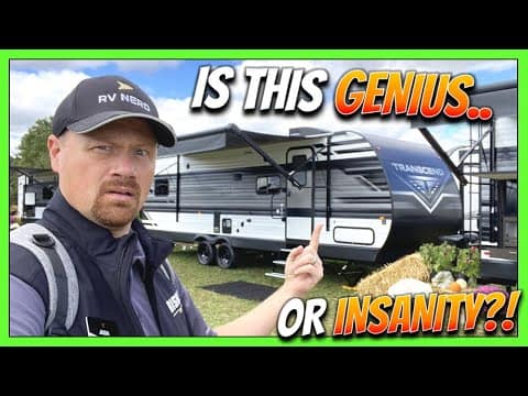 Is this genius or insanity? Experience luxury camping with the Grand Design Transcend Xplor Travel Trailers.
