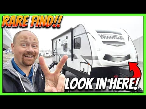 An rv with a unique layout, Winnebago 2327TB, a rare find. Look here.