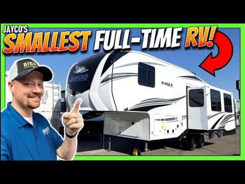 The Jayco Eagle HT offers the ultimate outdoor experience as Jayco's smallest full-time RV.