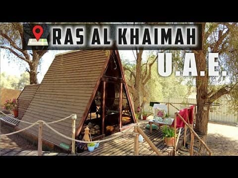 Ras Al Khaimah UAE - a small Desert Staycation house in the middle of the desert.