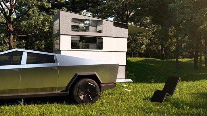 The Tesla Cybertruck Camper is an innovative and futuristic vehicle, combining the power and style of the Cybertruck with the convenience of a fully equipped house on top. Now available for pre-orders