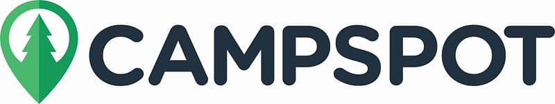 Campspot logo on a white background for reservations software.