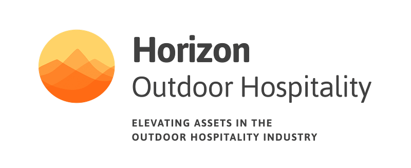 Horizon Outdoor Hospitality logo for property management.