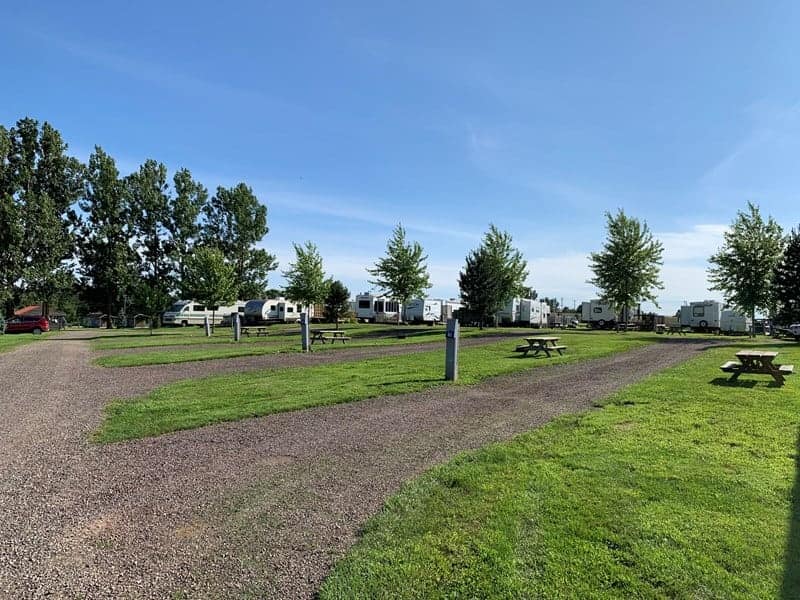 Sussex KOA, the perfect destination for camping enthusiasts during Camping Season. Our top-notch RV park features spacious grassy areas and well-maintained picnic tables for a memorable drive-in camping experience